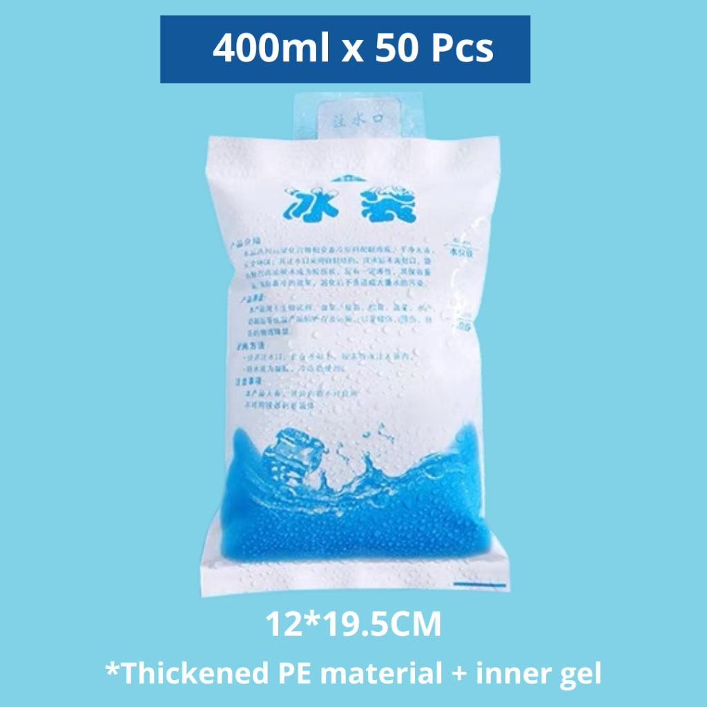 Ice Pack 100ML Reusable Gel for Cooler Box/Ice Sports Injury/ Chiller Frozen Food *BULK*