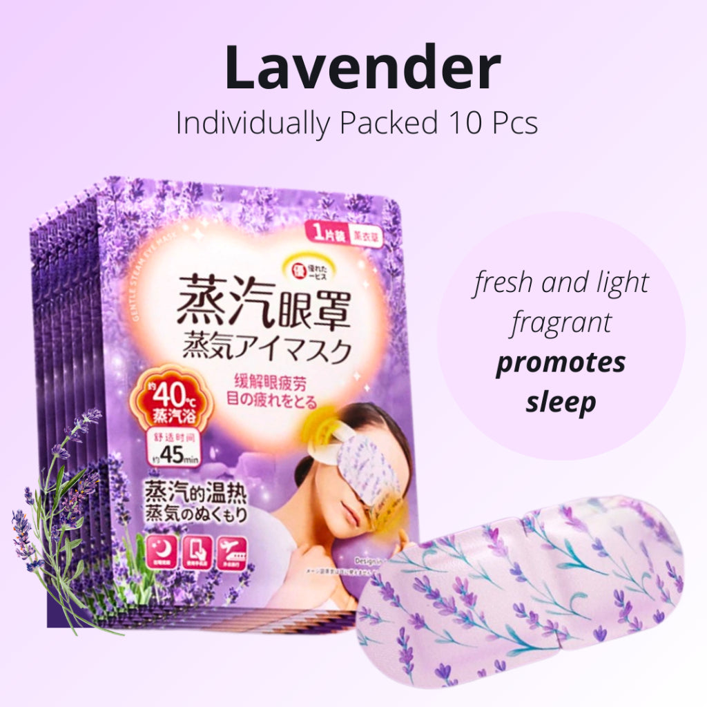 Steam Eye Mask Eye Protection Steam Hot Eye Mask Heating (Better Sleep)