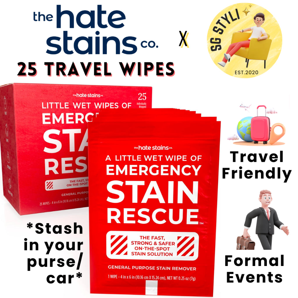 💯 Emergency Stain Remover/ Miss Mouth's Messy Eater Spray or Wipes for Clothes, Fabric, Silk, Linen *1-3 Days Delivery*
