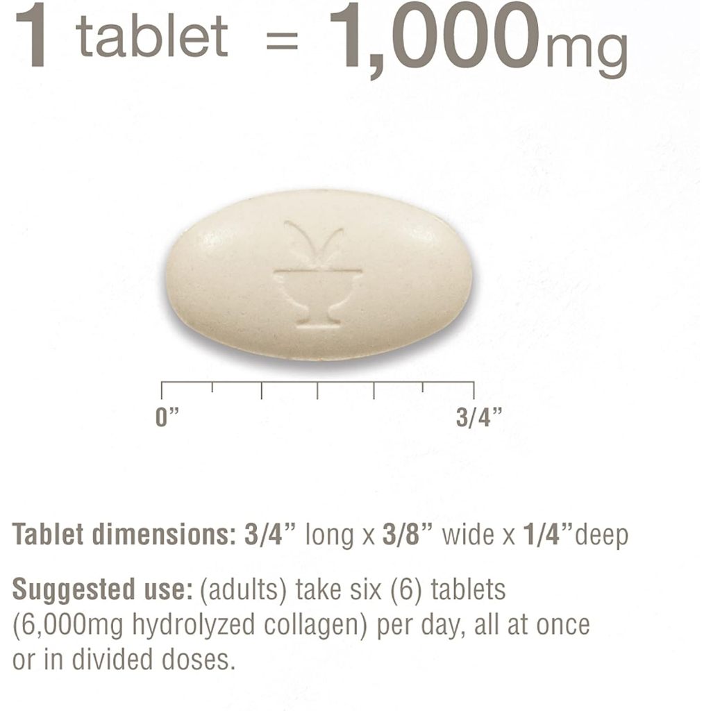 Youtheory Collagen Advanced 390 Tablets + Vitamin C + Biotin / Ashwagandha