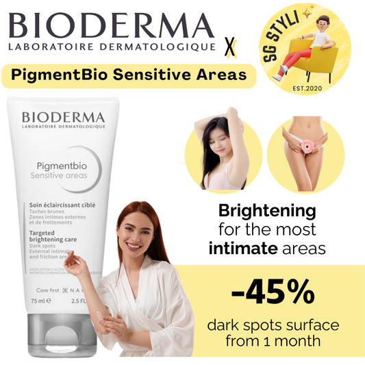 Bioderma Pigmentbio Sensitive Areas for Hyperpigmentation White Moisturising Cream 75ml