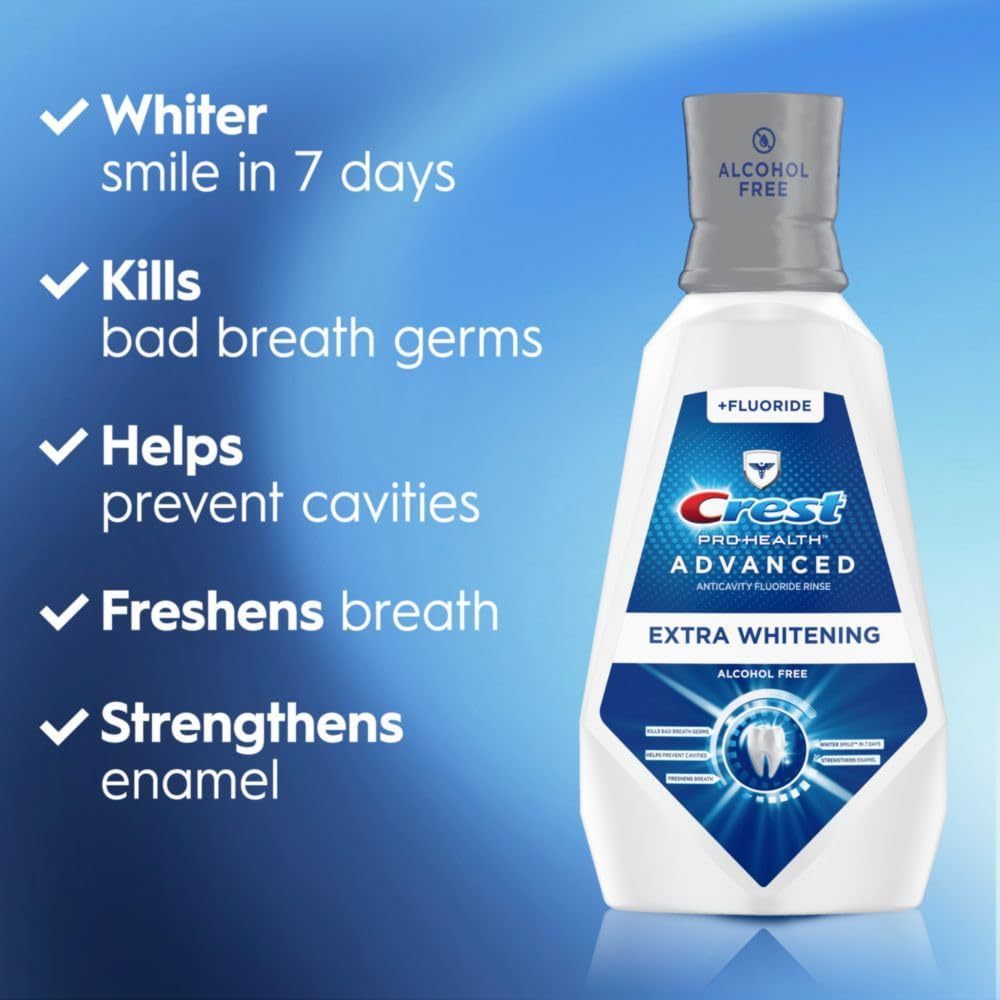 Crest Extra Whitening/Multi-Protection with Fluoride 946ml Prevent Cavity