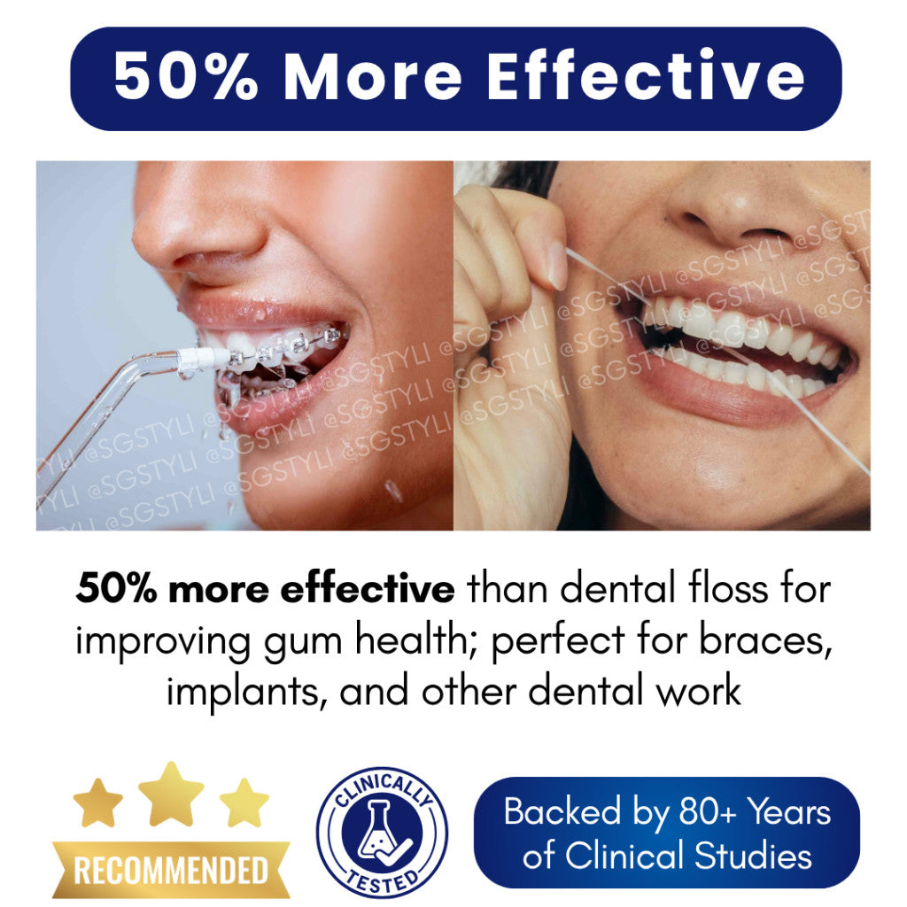 Waterpik Cordless Advanced Water Flosser Rechargeable WP-580 ADA Accepted