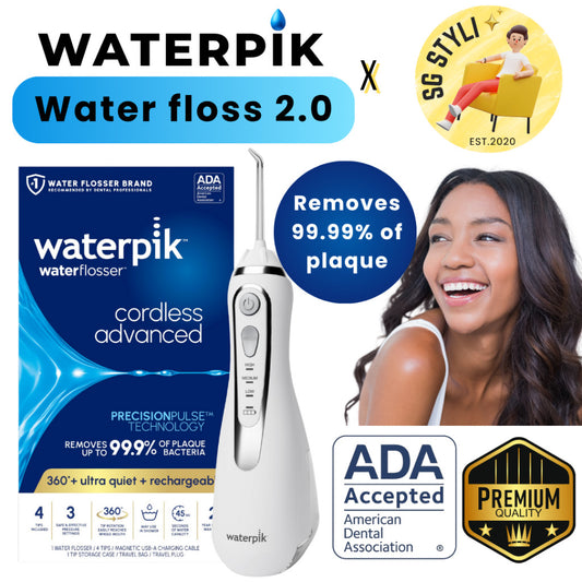 Waterpik Cordless Advanced Water Flosser Rechargeable WP-580 ADA Accepted