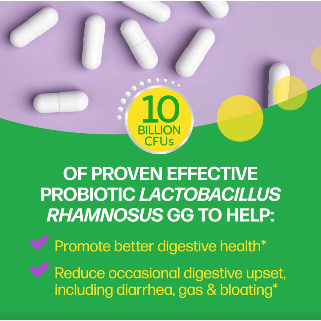 Culturelle Probiotics Daily Digestive 80s Vegan Lactobacillus Rham. GG 10Bil CFU