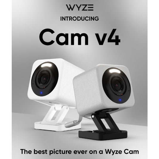 Wyze Cam V4 1080p HD Indoor/Outdoor Video Camera, 2-Way Audio,Night Vision,Alexa