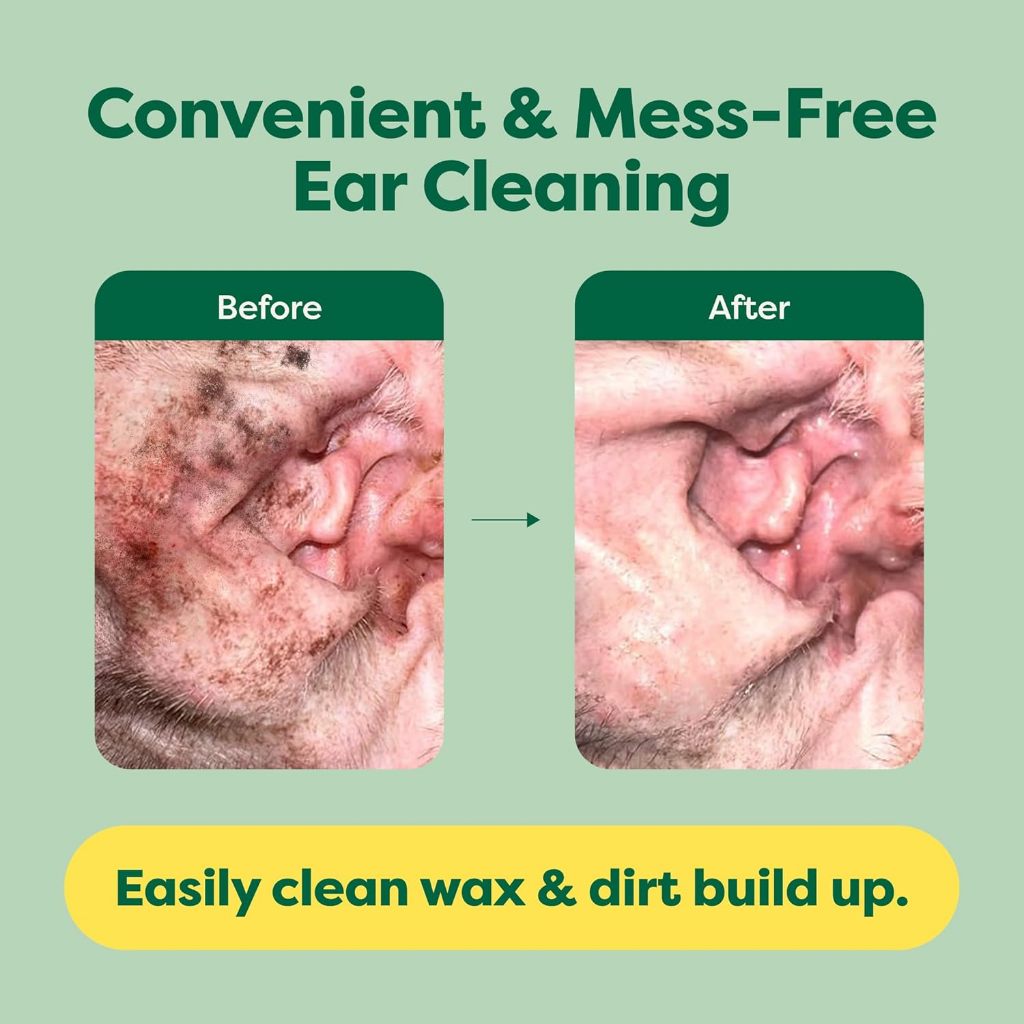 Earth Rated Pet Eye Wipes/ Ear Wipes 70 Pcs Vet Developed Hypoallergenic Gentle