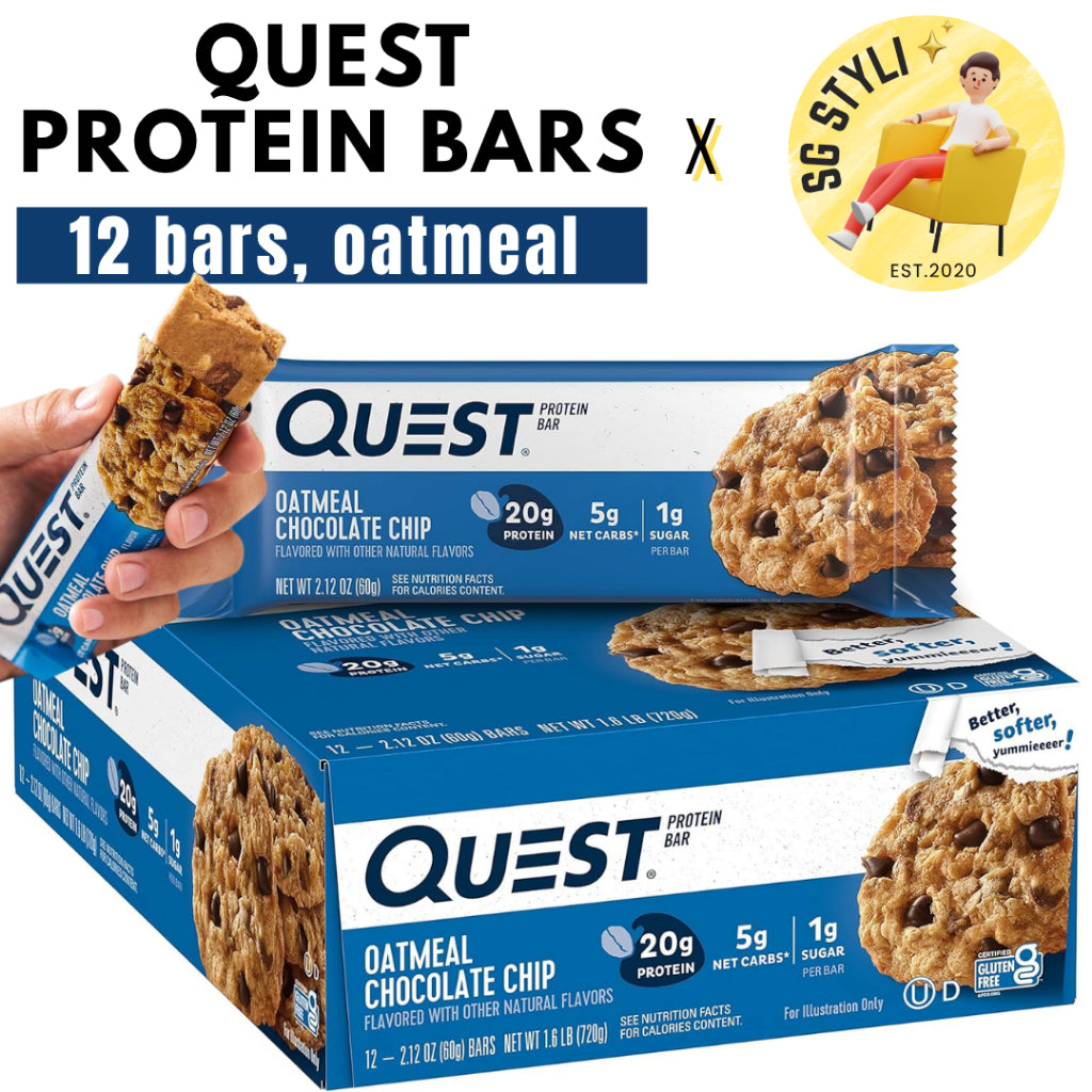 Quest Nutrition Protein 12 Bars Chocolate - Keto Friendly, High Protein