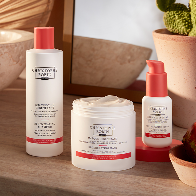 Christophe Robin Regenerating Mask with Rare Prickly Pear Oil 40ml/250ml (Repair - Dry Hair)