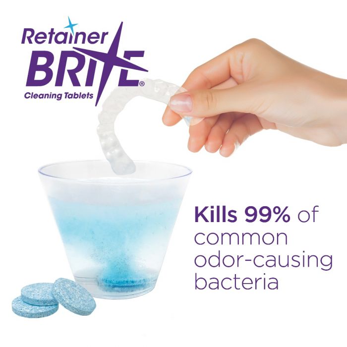 Retainer Brite Cleaning Tablets (1/3/4 Months Supply) For Cleaner Retainers